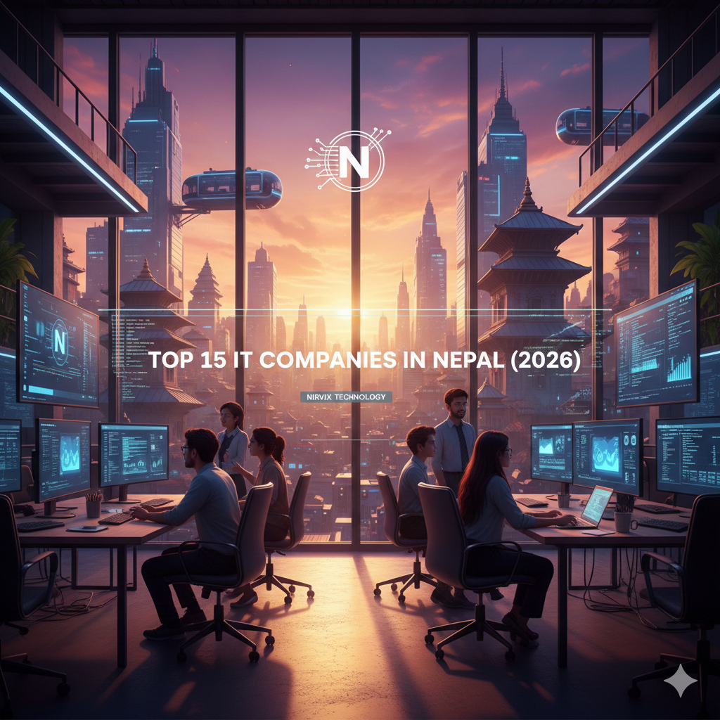 A high-tech office environment in Kathmandu representing the top IT companies in Nepal for 2026.